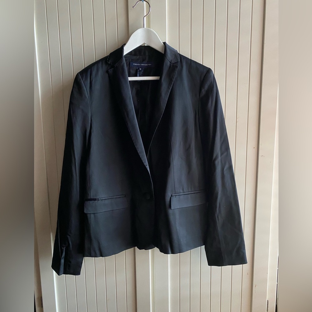 vintage French Connection tuxedo jacket